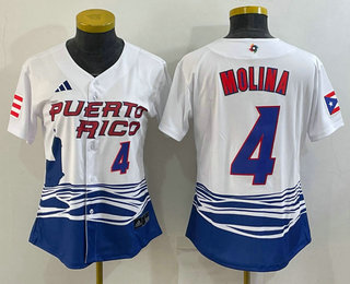 Women's Puerto Rico Baseball #4 Yadier Molina Number 2023 Red World Classic Stitched Jerseys,We sell and wholesale Women's Puerto Rico Baseball #4 Yadier Molina Number 2023 Red World Classic Stitched Jerseys on line form chian!